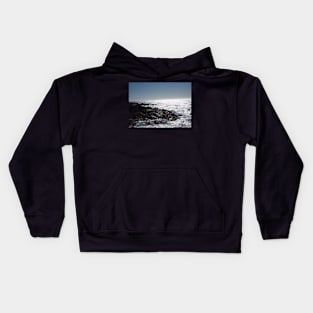 Shining Sea Rocky Coast Kids Hoodie